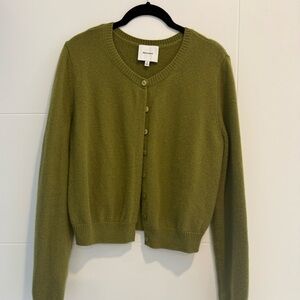 Reformation Clara Crew Cashmere Cardigan